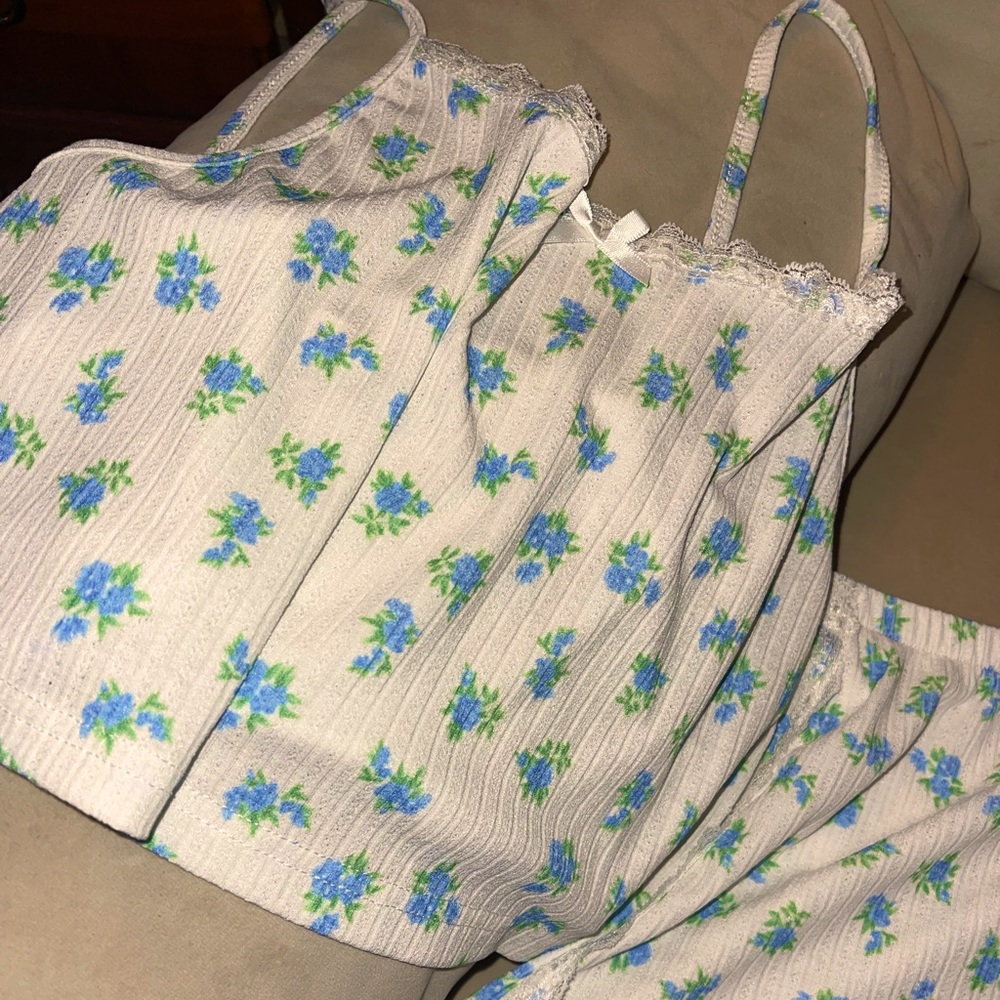 PJ Set Rubbed cute Throwback